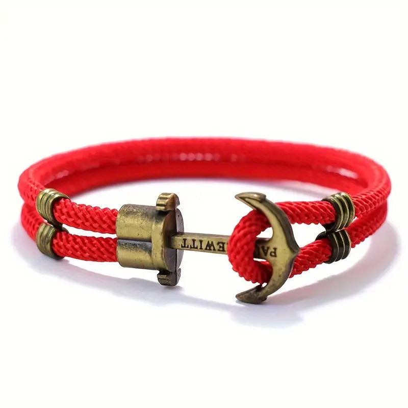Bronze Bracelet with Vintage Anchor Design