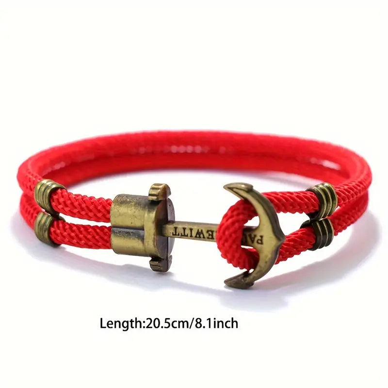 Bronze Bracelet with Vintage Anchor Design